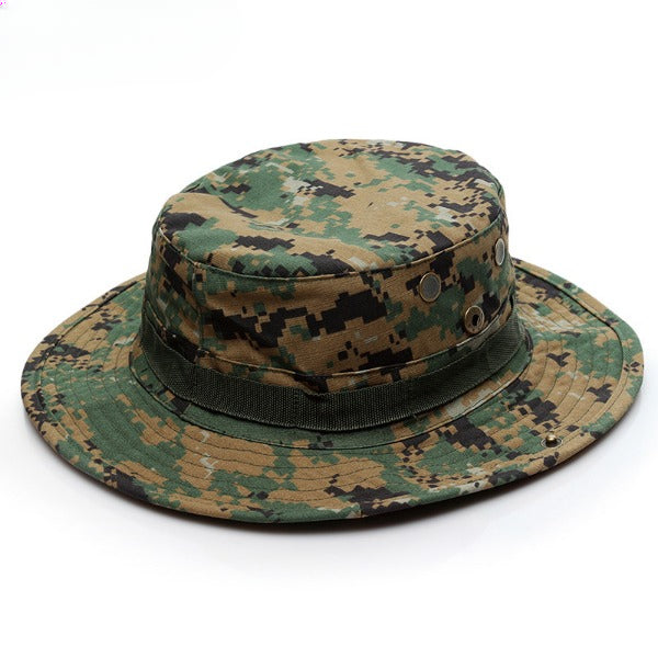 Wholesale Military Fan Outdoor Python Pattern Camouflage Mountaineering Fisherman Hat