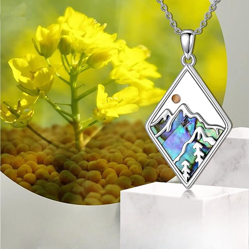 Wholesale  Trendy Minimalist Faith Geometric Stainless Steel Pendant Necklaces