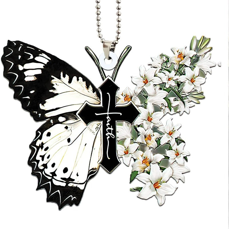 Wholesale Butterfly Acrylic Keychain Accessories