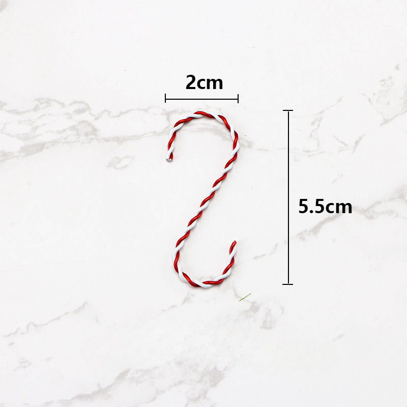 Wholesale Stainless Steel Dual Color Christmas S Hook