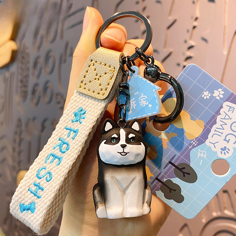 Wholesale Cute Dog Resin Keychains