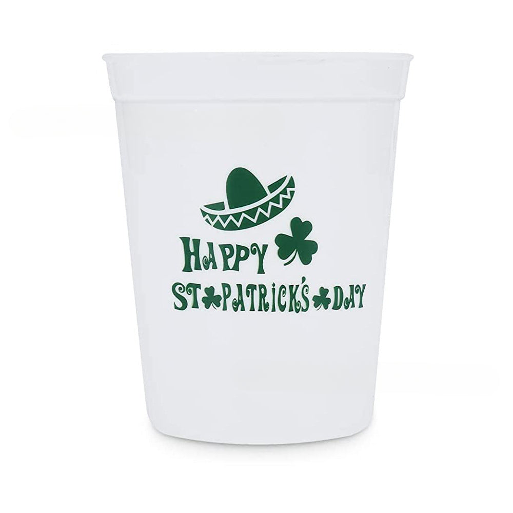 Wholesale 500pcs St. Patrick's Day Party Disposable Plastic Cups