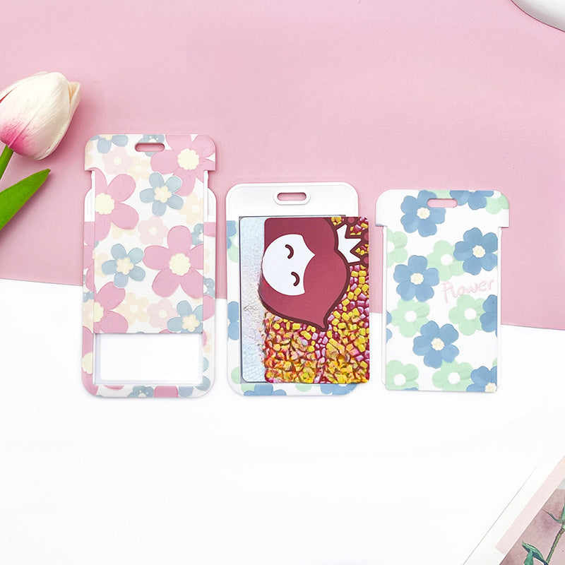 Wholesale Flower ID Card Holder Tag Bracelet Keychain