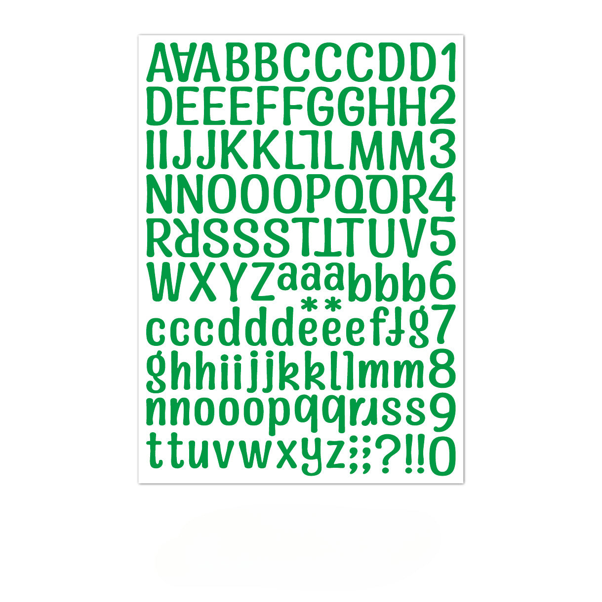 Wholesale 24PCS/PACK Self-adhesive DIY Letter Stickers