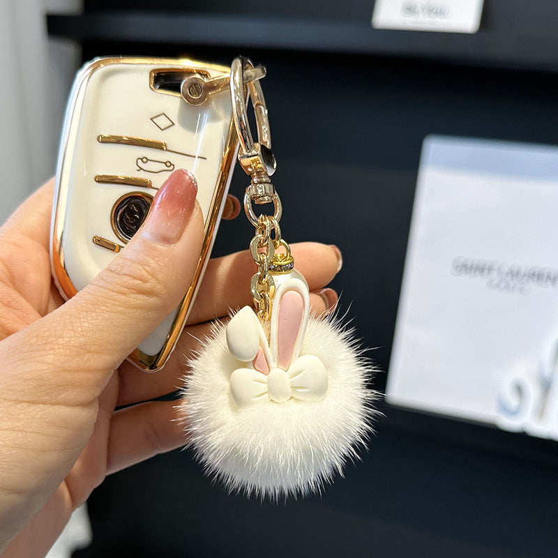 Wholesale Cute Bunny Plush Keychain