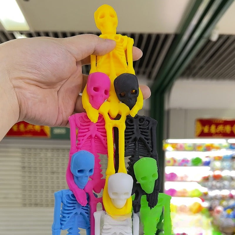 Wholesale of Halloween Skeleton Release and Decompression TPR Toys