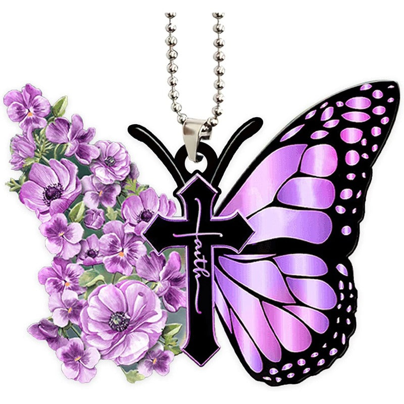 Wholesale Butterfly Acrylic Keychain Accessories