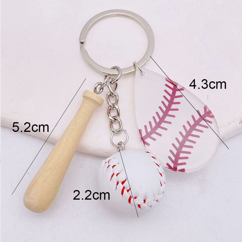 Simulación al por mayor mini llaves de aleación de softbol de béisbol