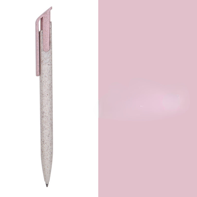 Wholesale of New Color Matching and Environmentally Friendly Wheat Straw Press Ballpoint Pens