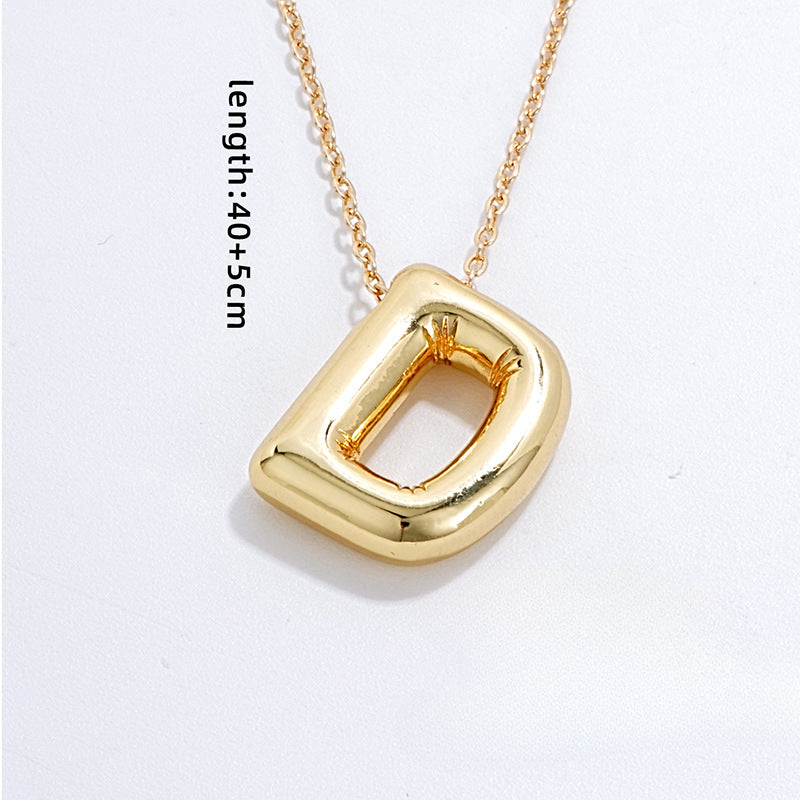 Wholesale Stainless Steel English Letter Necklaces