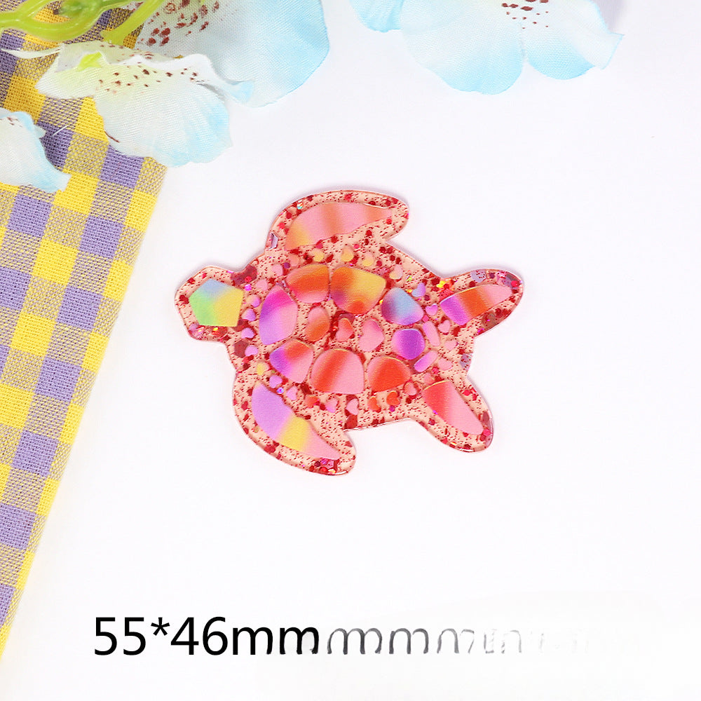 Wholesale 10pcs FlatBack Ocean Animal Acrylic Cute DIY Accessories
