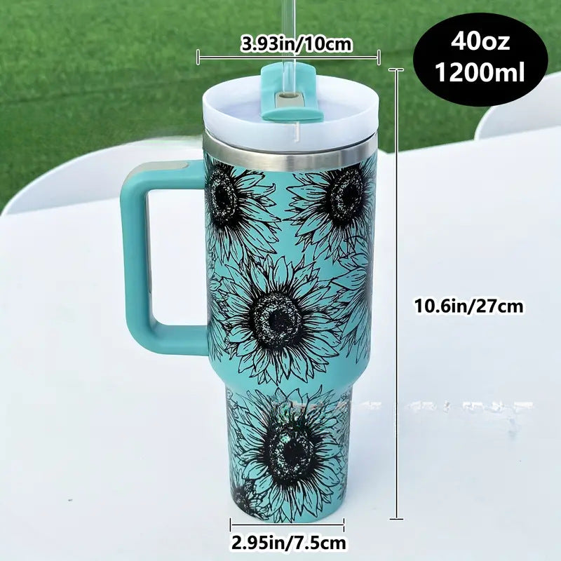 Wholesale Sunflower 40oz Car Cup Ice Cup