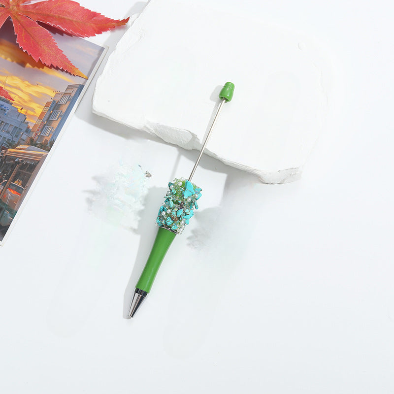 Wholesale Beadable Pens Heavy Industry Full of Broken Diamond Bead Pens