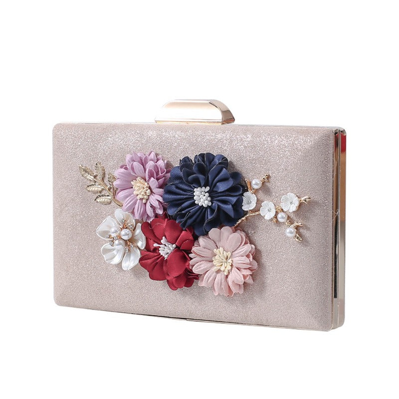Wholesale Luxury Premium Design Flower Set Bead Handbag