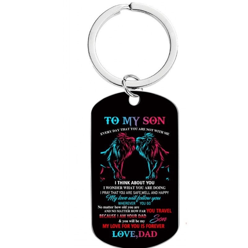 Wholesale Metal Engraved Color Printed Keychains
