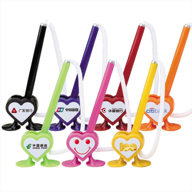 Wholesale Advertising Desk Printed A Fixed Counter Signature Pen