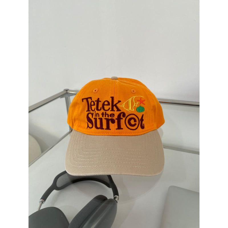 Wholesale Retro Soft Top Embroidery Contrast Color Visor Baseball Cap