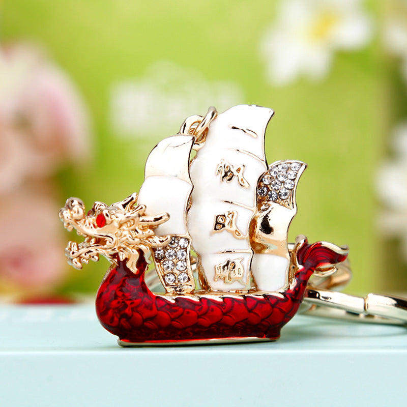 Wholesale Pink Diamond Koala Bear Metal Keychain