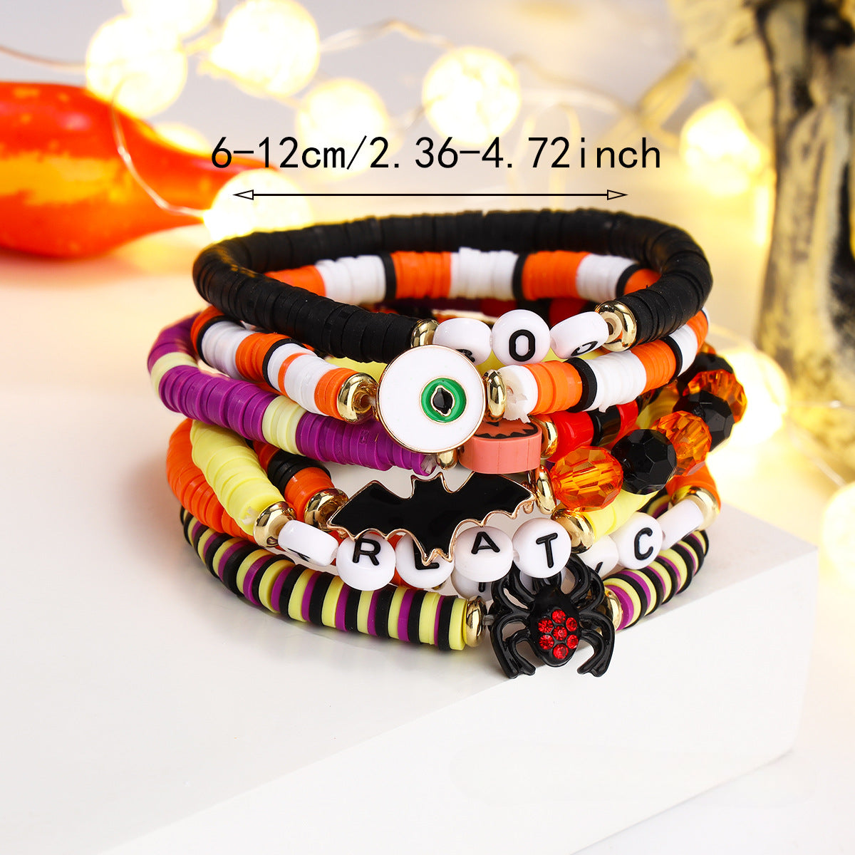Wholesale Christmas Halloween Set Polymer Clay Bracelet