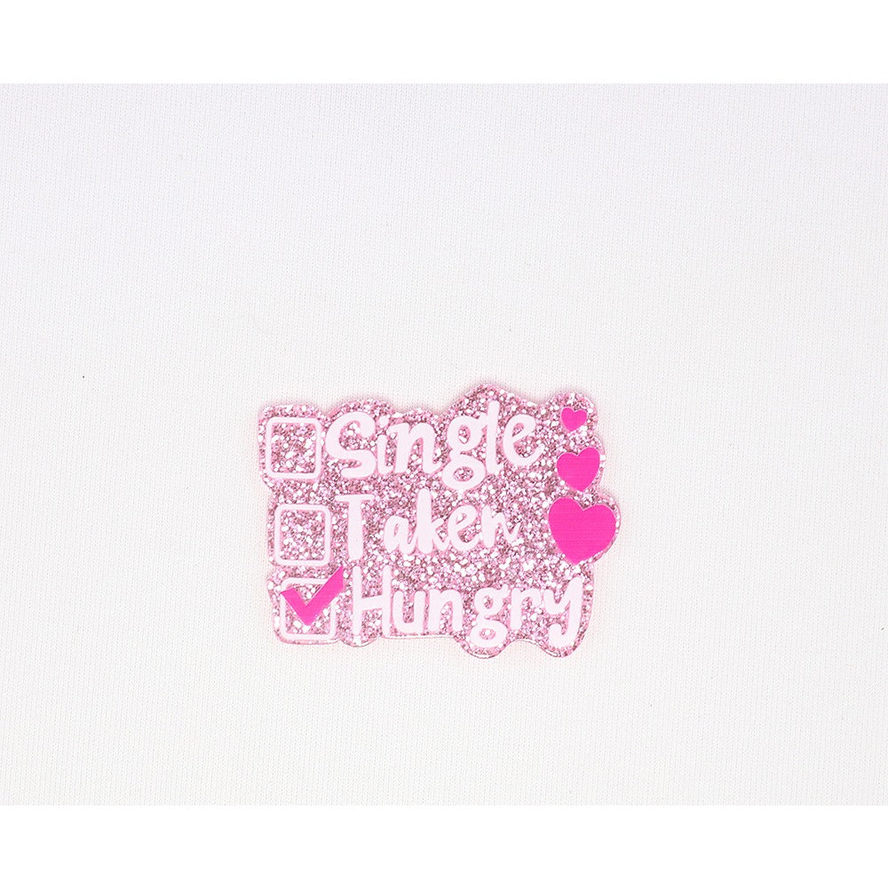 Wholesale 10pcs Loose Powder Letter Arrow Envelope Acrylic Pin Cute DIY Patch