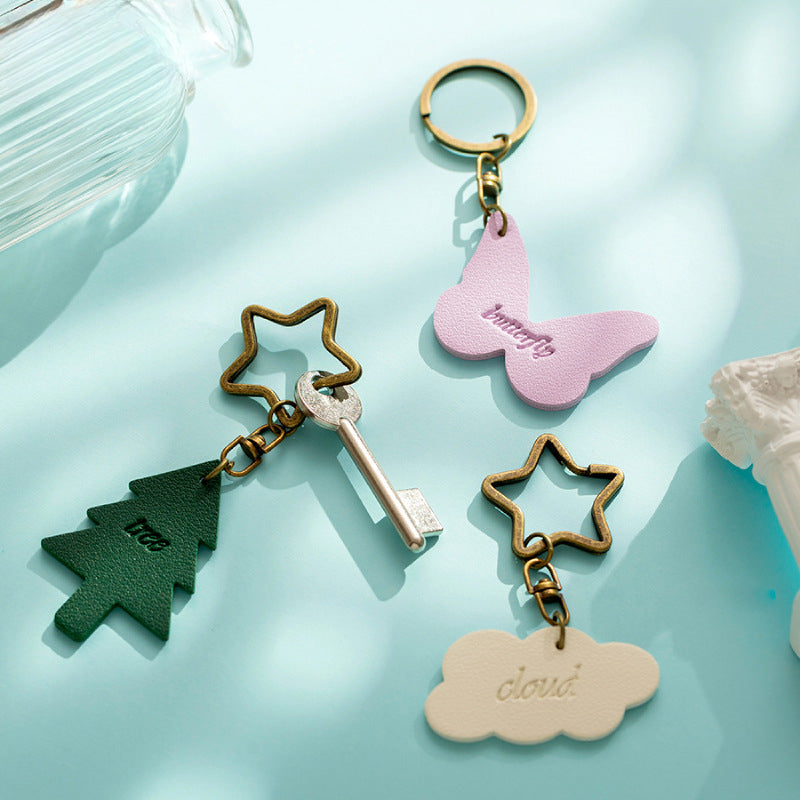 Wholesale Leather Little Forest Collection Keychains