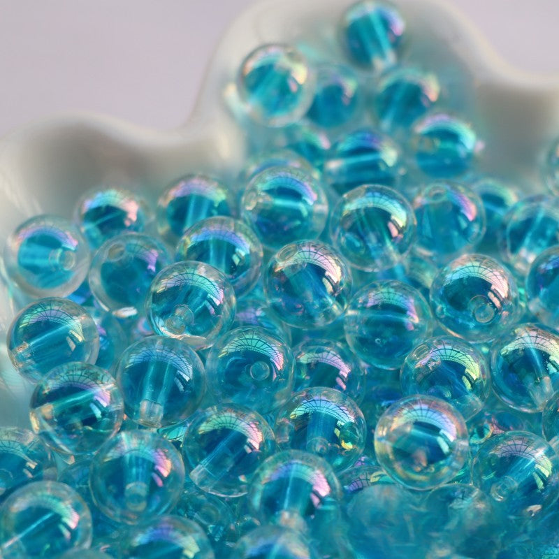 Cuentas de plástico/resina redondas de 200 piezas al por mayor