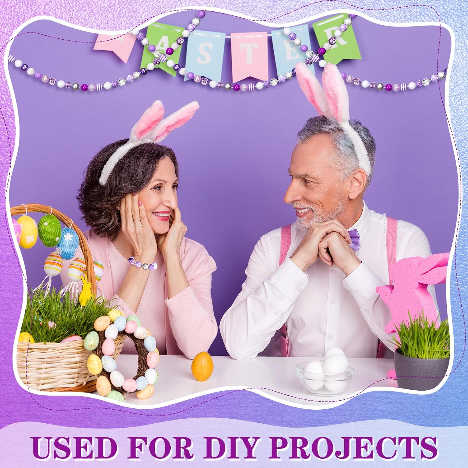 Wholesale 50Pcs 20 mm Rhinestone Beads Shine Disco Ball Beads Bubblegum Beads Plastic Chunky Beads Loose Round Spacer Beads for Jewelry Making DIY Craft Pen Bracelet Supplies(Stylish Style)