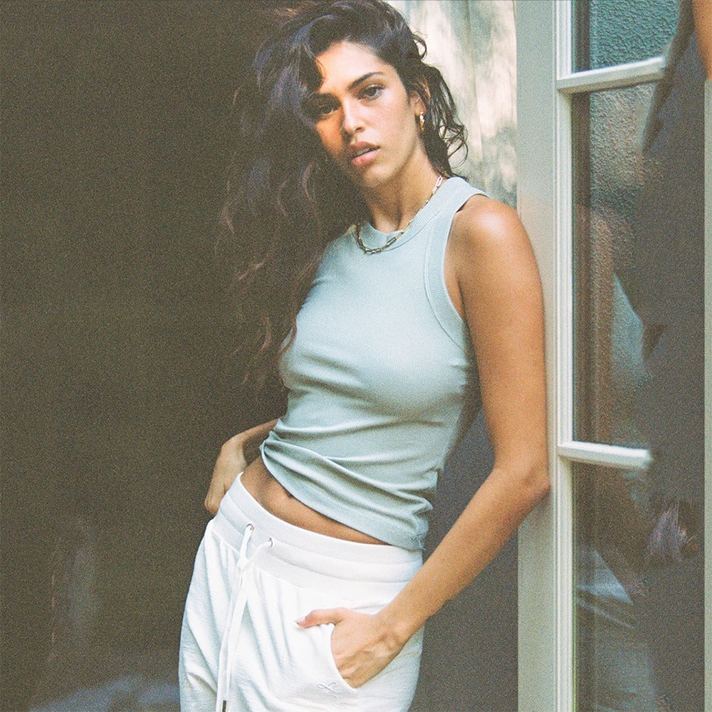 Wholesale Vest T-shirt Ribbed Long Versatile Top