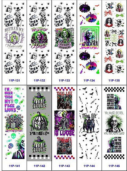 Wholesale 16pcsves Evil Clown Pen & Bookmark Stickers
