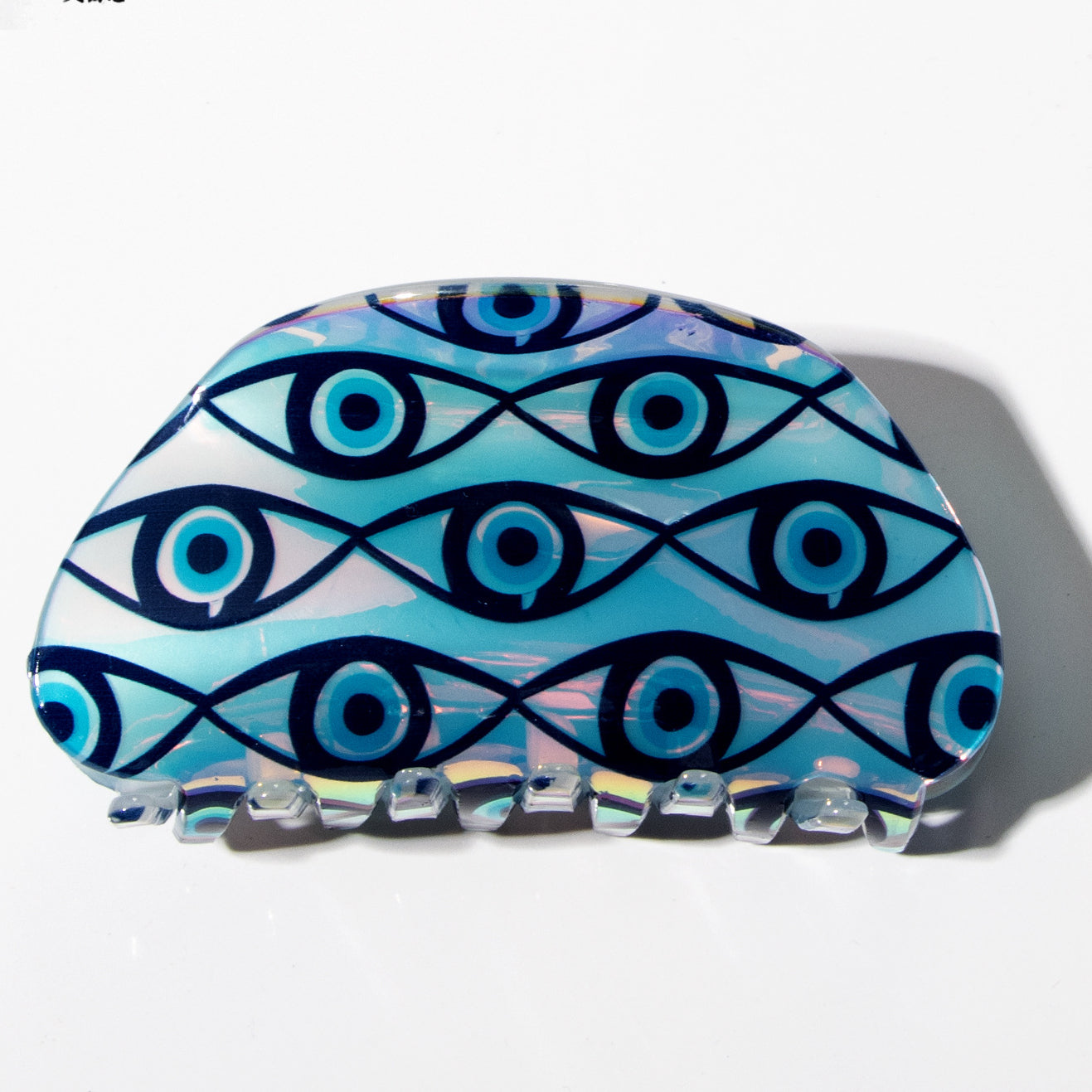 Wholesale Devil's Eye PVC Hair Clips