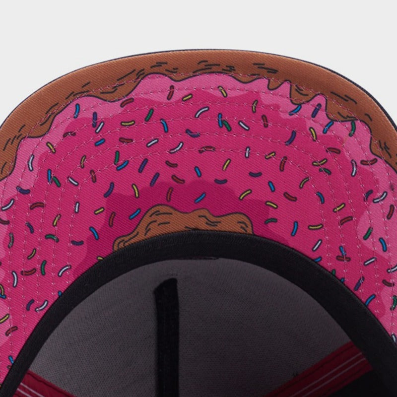 Wholesale Black Donut Hip Hop Style Sports Baseball Hat