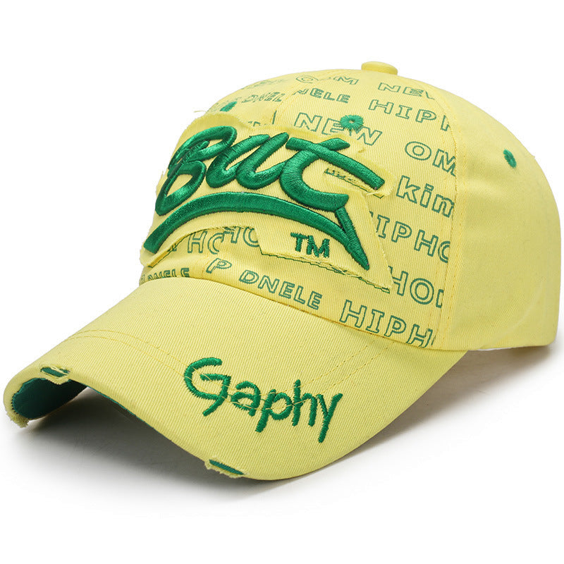 Wholesale Ripped 3D Embroidered BAT Patch Baseball Cap