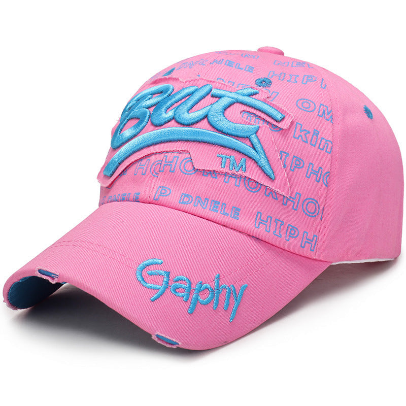 Wholesale Ripped 3D Embroidered BAT Patch Baseball Cap