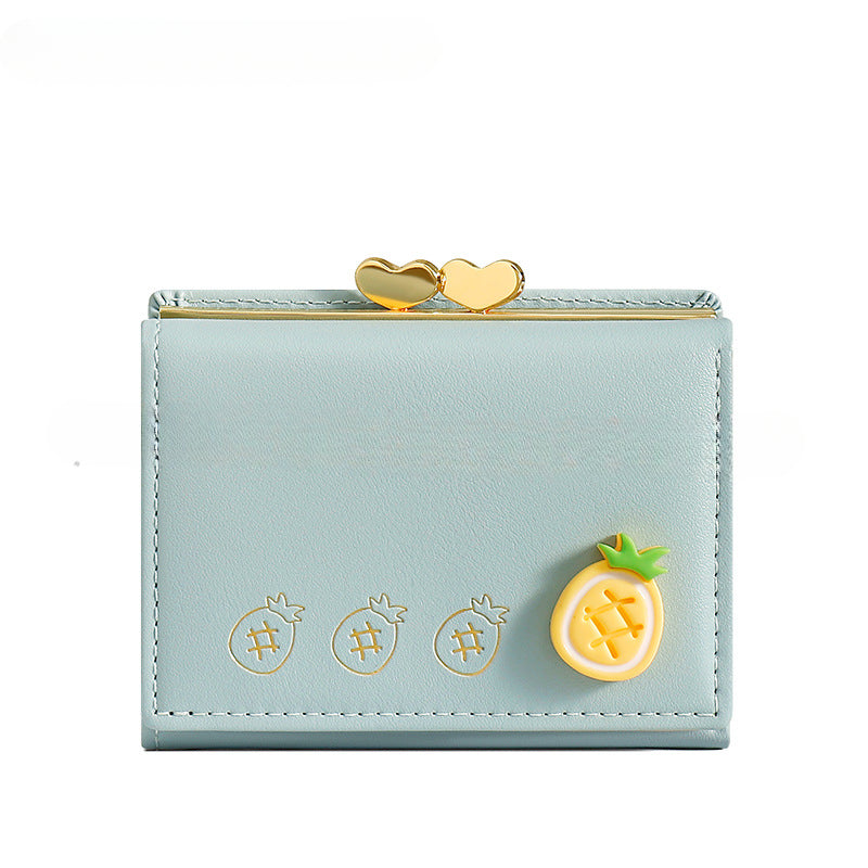 Wholesale New Cute Folding Women's PU Coin Purse