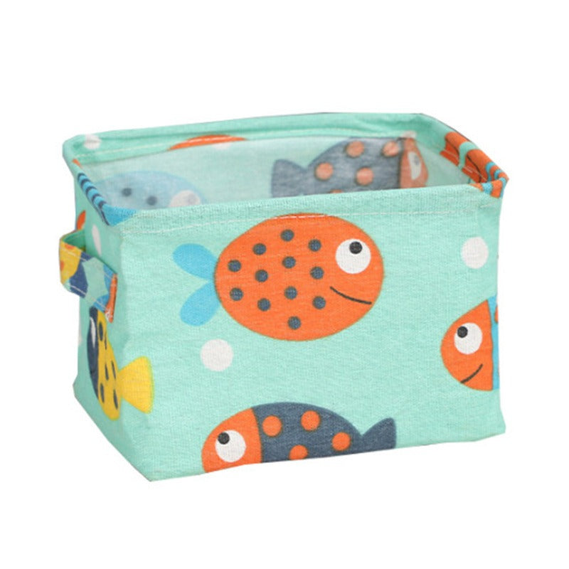 Wholesale Cotton and Linen Mini Foldable Waterproof Storage Box