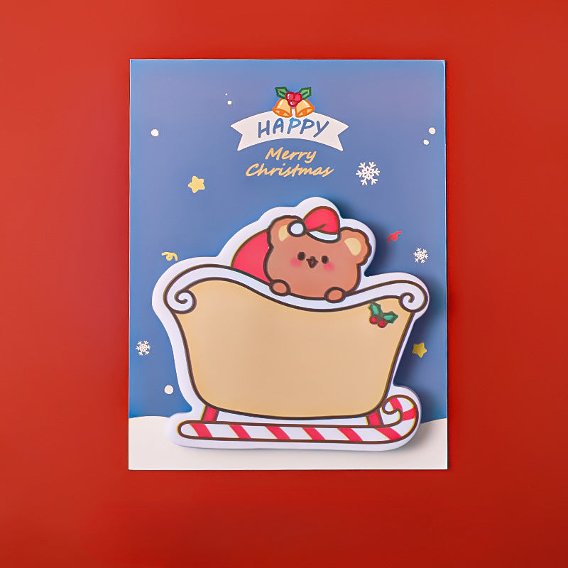 Wholesale Paper Cartoon Christmas Post-it Notes Message Memo Note Paper
