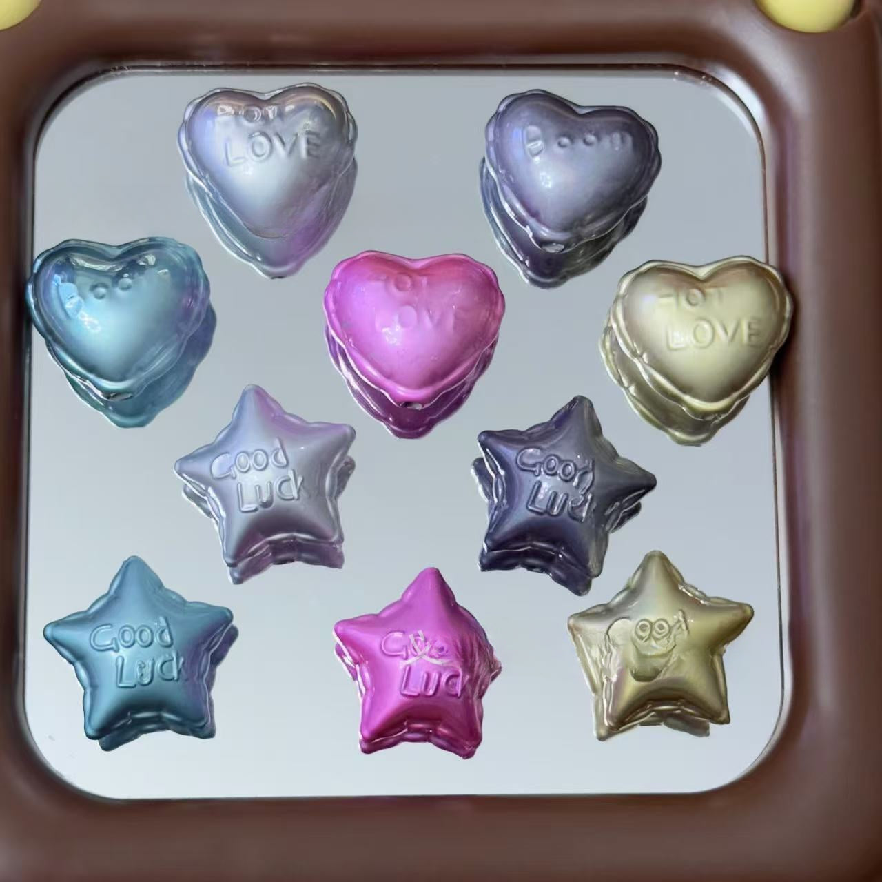 Wholesale 10 pieces of acrylic light bulb beads DIY accessories