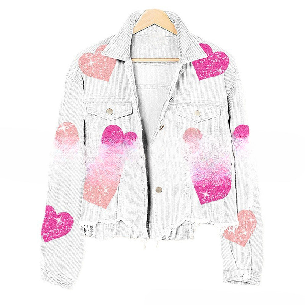 Wholesale Mardi Gras Women's Corduroy Tops