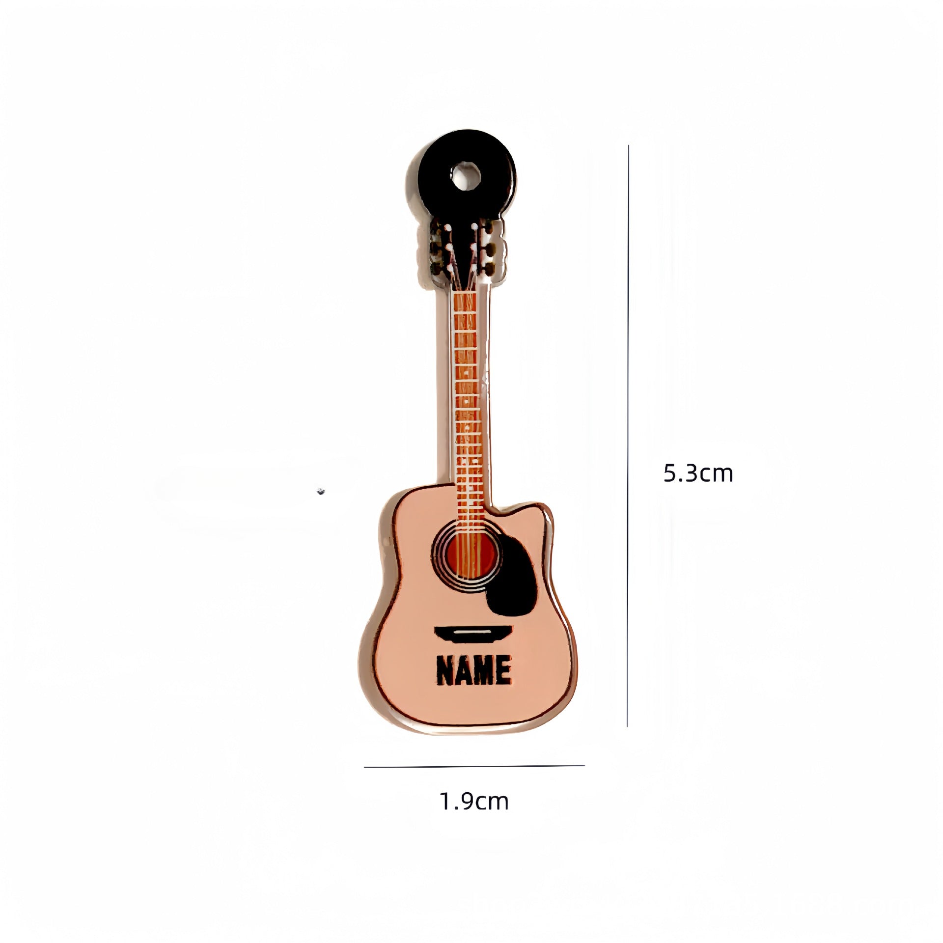 Wholesale 10pcs Double-sided Musical Instrument Guitar DIY Jewelry Accessories