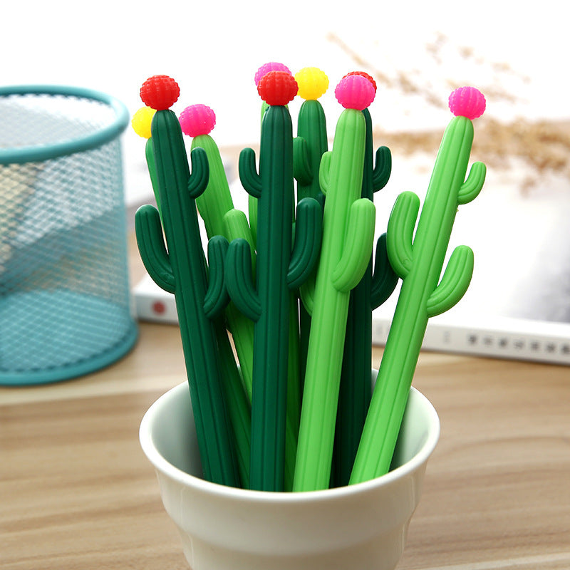 Wholesale Plastic Cactus Neutral Pens