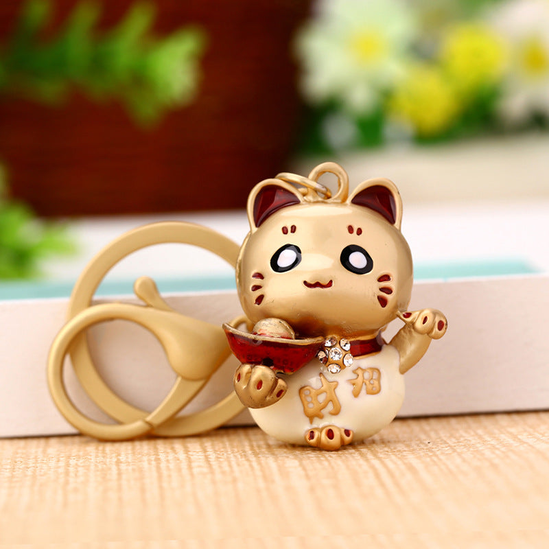 Wholesale Pink Diamond Koala Bear Metal Keychain