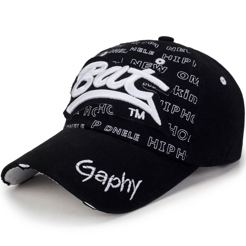 Wholesale Ripped 3D Embroidered BAT Patch Baseball Cap