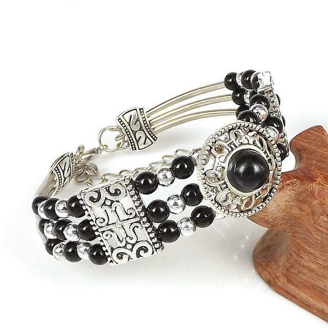 Wholesale Vintage Fashion Silver Bead Bracelet