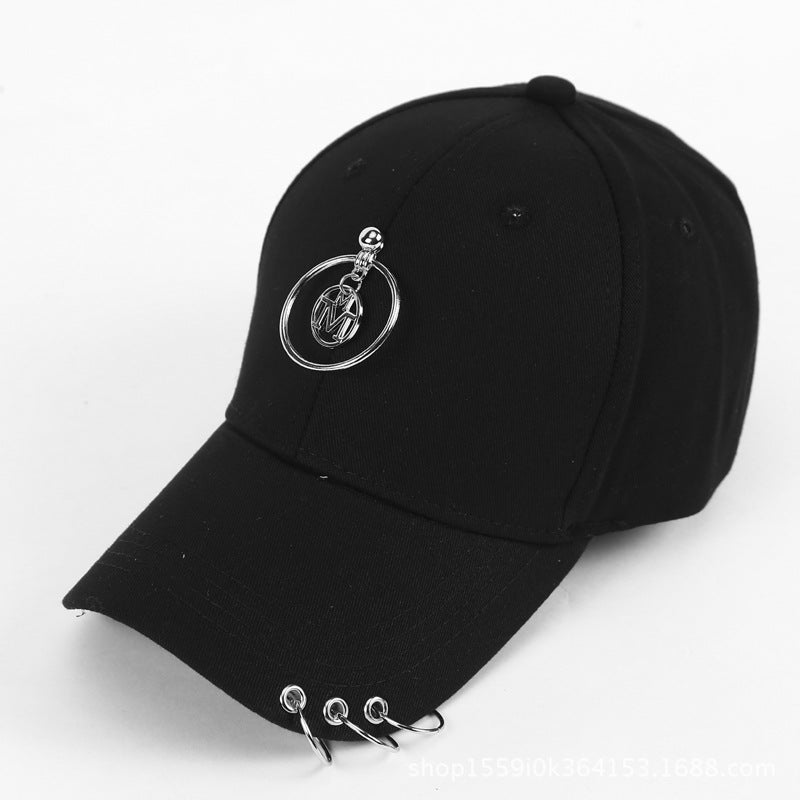 Wholesale Solid Color Fashion Hoop Curved Brim Baseball Cap
