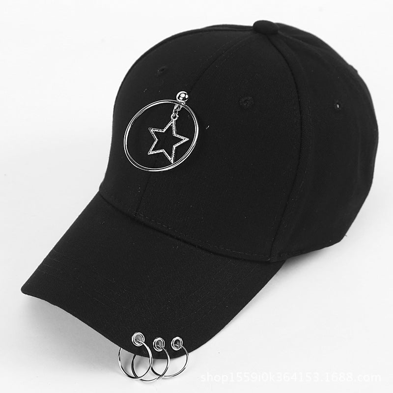 Wholesale Solid Color Fashion Hoop Curved Brim Baseball Cap