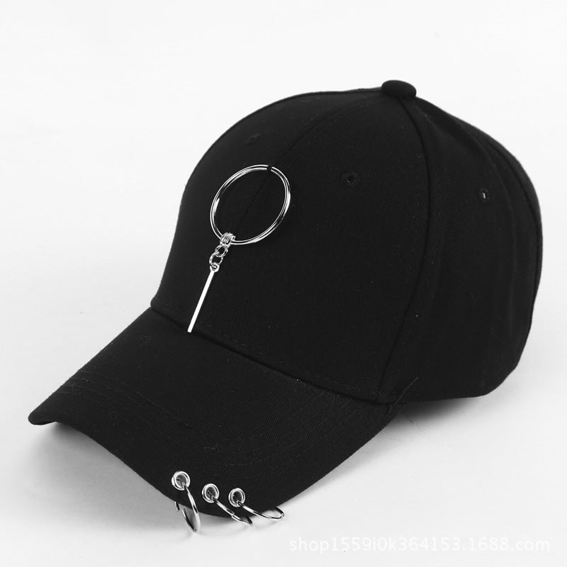 Wholesale Solid Color Fashion Hoop Curved Brim Baseball Cap