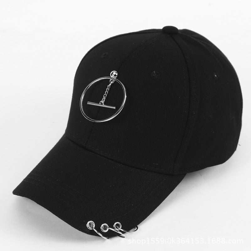 Wholesale Solid Color Fashion Hoop Curved Brim Baseball Cap