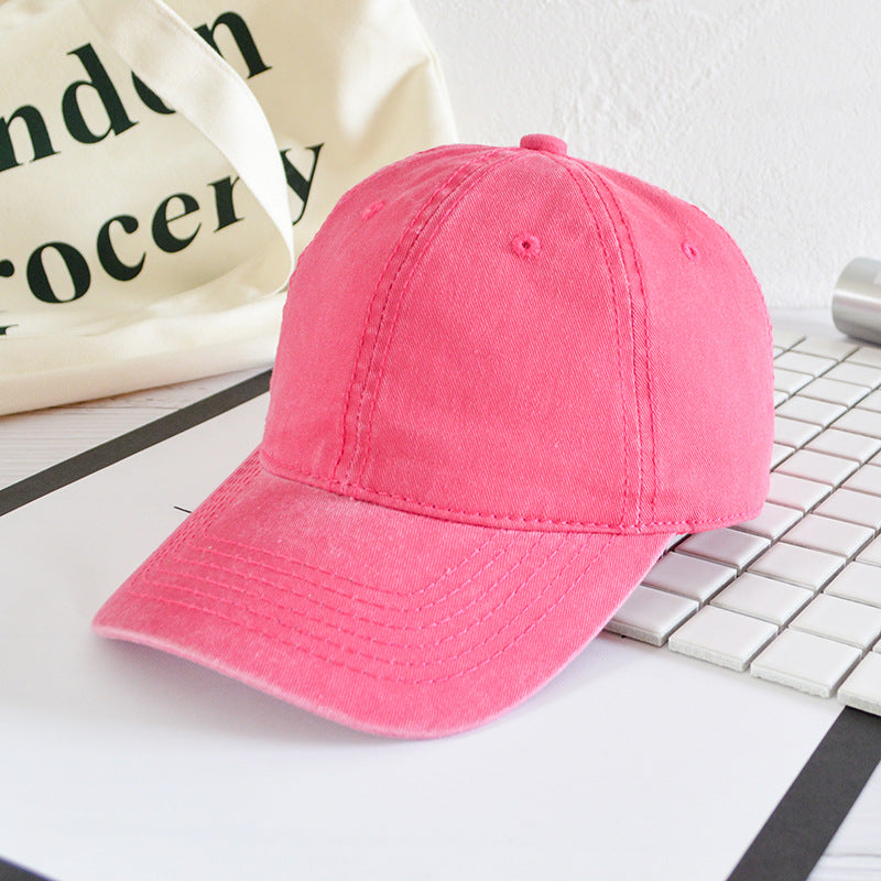 Wholesale Washed Distressed Denim Baseball Cap