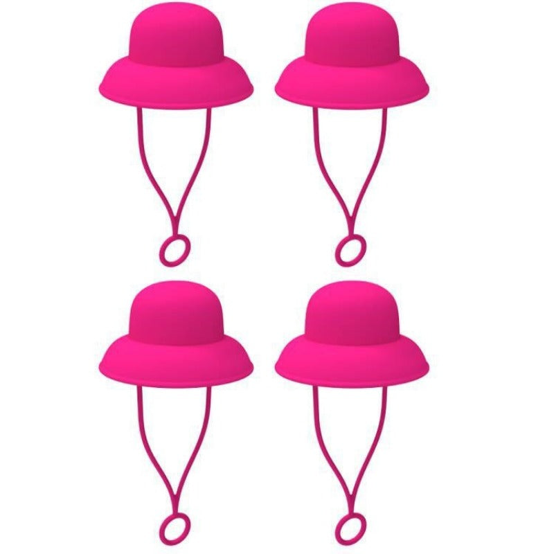 Wholesale 6-10mm Dust-proof Silicone Straw Caps