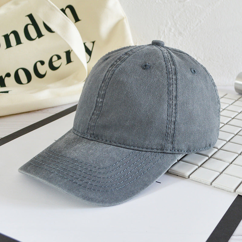 Wholesale Washed Distressed Denim Baseball Cap